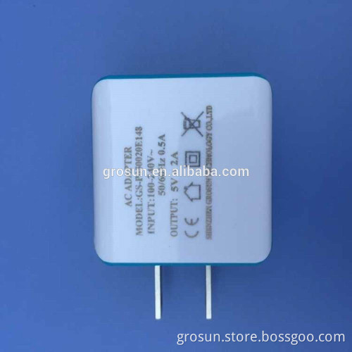 Shenzhen Grosun Wholesale Dual USB Car Charger 5V 2A Power Supply